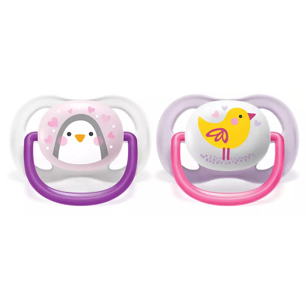 Philips Avent Núm Ty Pacifier - 2 cái (0 đến 6 tháng)