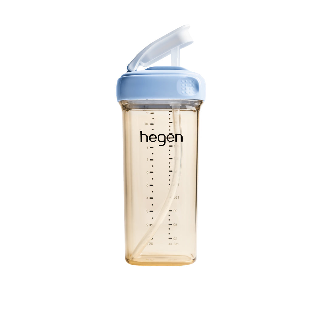 Bình Tập Uống Hegen Straw Cup Ppsu 330ml Màu