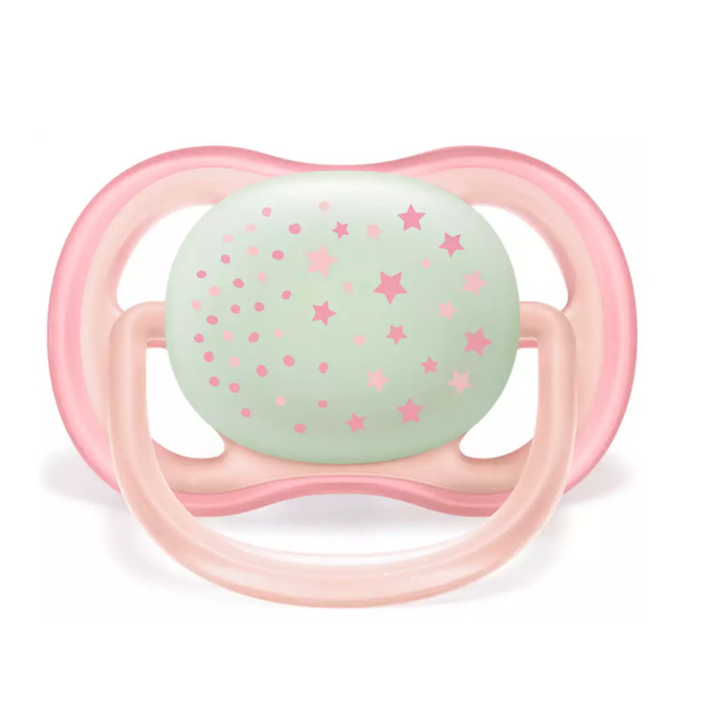 Night Pacifier for Babies 0-6 Months Old (Double Blister)